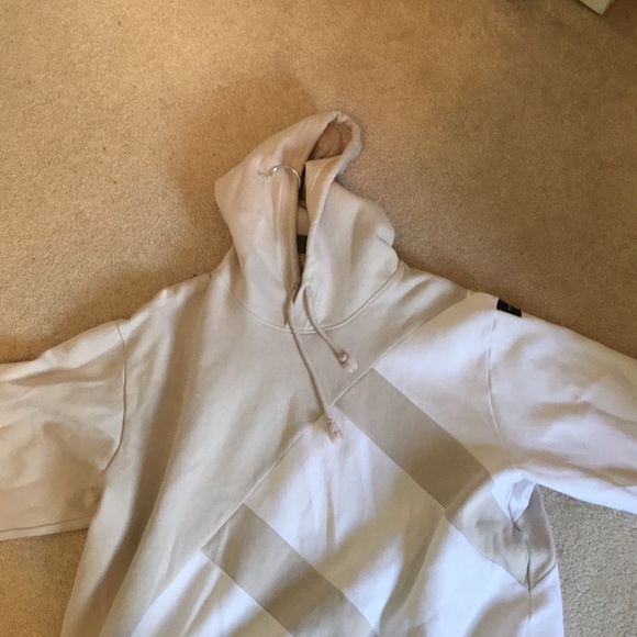 cream colored adidas hoodie